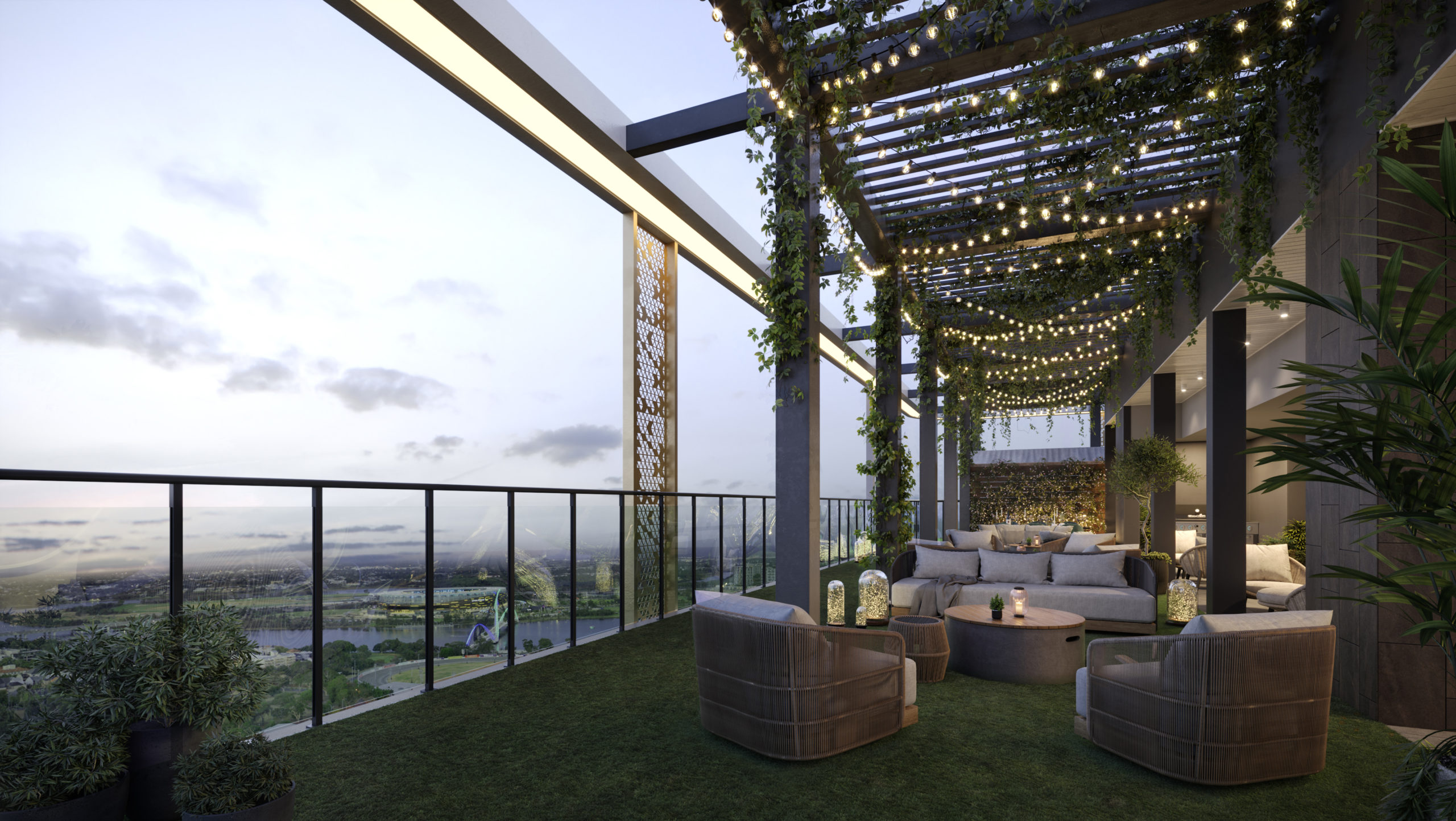 Resort-Style Amenities - Rooftop Sun Lounge